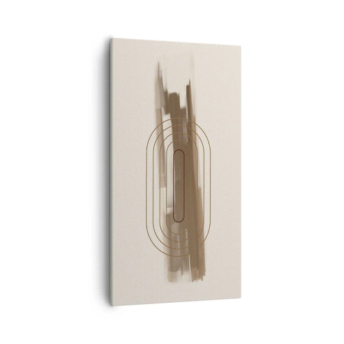 Bild auf Leinwand - Leinwandbild - Ein Hauch von Grau - 55x100 cm