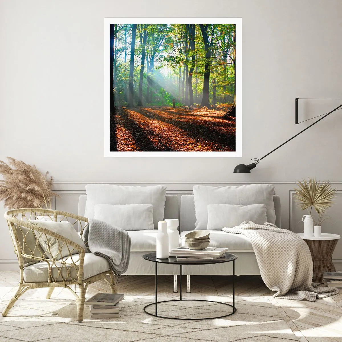 Poster - Licht und Schatten - 30x30 cm