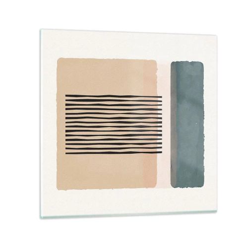 Glasbild - Bild auf glas - Alles ist in Ordnung - 70x70 cm