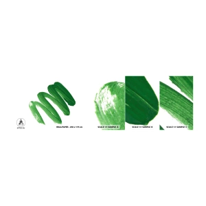 Fototapetenmuster Standard Eco - Grüner Witz - Malen, Minimalismus, Abstraktion - 100x30 cm