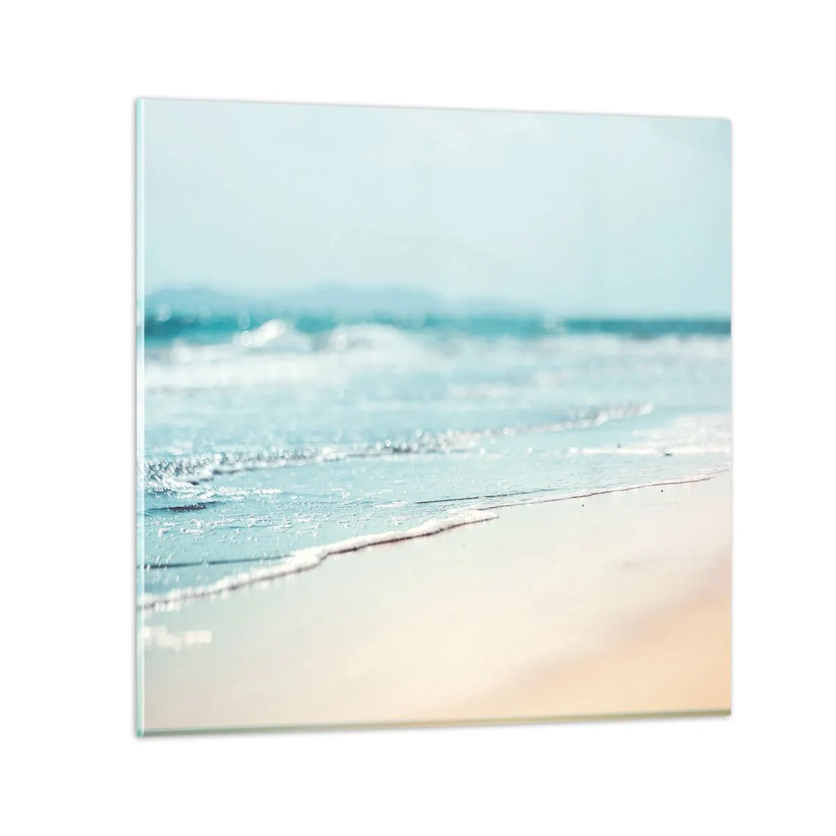 Glasbild - Bild auf glas - Hitze und Lärm - 30x30 cm