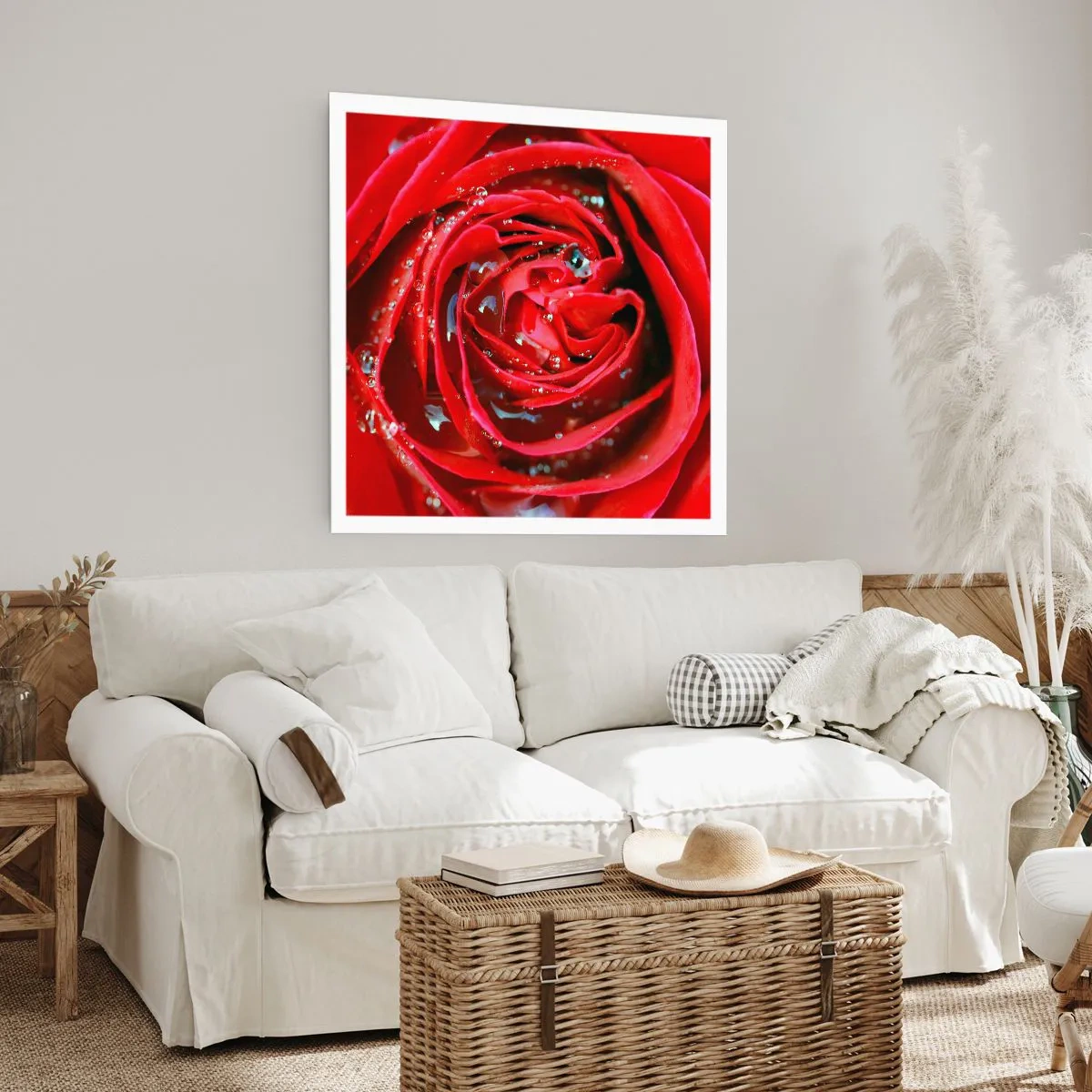 Poster - In den Tautropfen - 60x60 cm