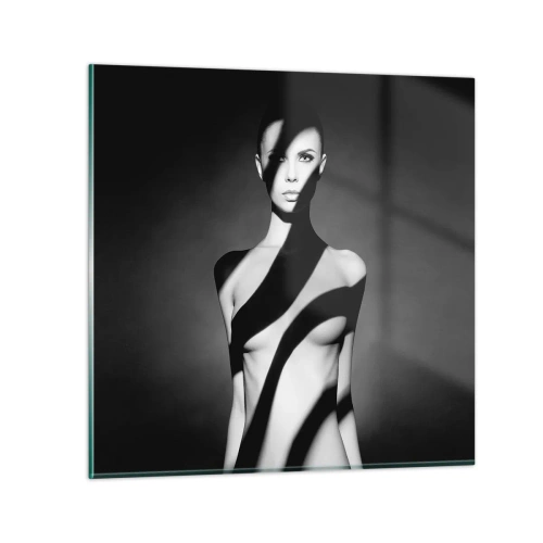 Glasbild - Bild auf glas - In Glanz und Schatten - 30x30 cm
