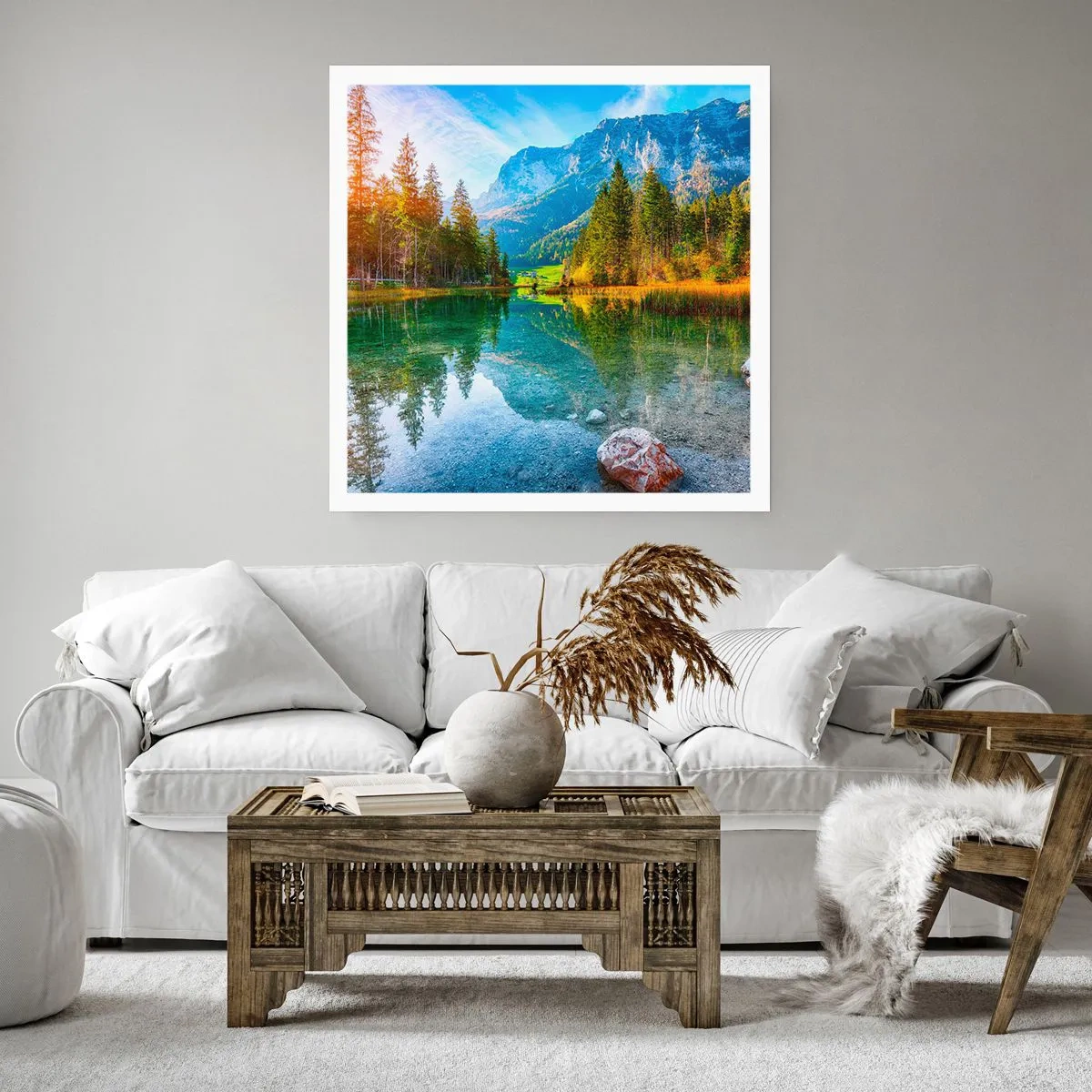Poster - Die Sanftheit des Herbstes - 40x40 cm