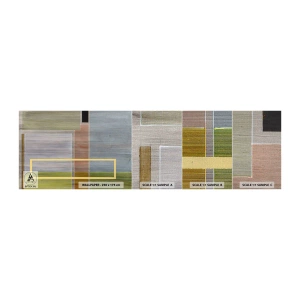 Fototapeten Muster Premium Canvas - Einfach und ruhig - Abstraktion, Moderne Kunst, Rechtecke - 100x30 cm