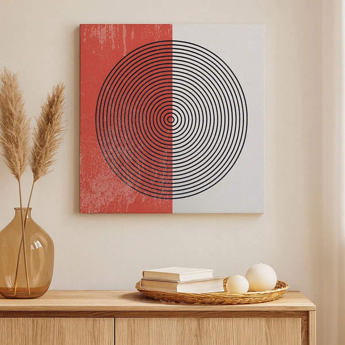 Bild auf Leinwand - Leinwandbild - Auf den Punkt gebracht - 30x30 cm