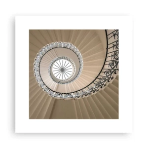 Poster - Im Inneren der Muschel - 30x30 cm