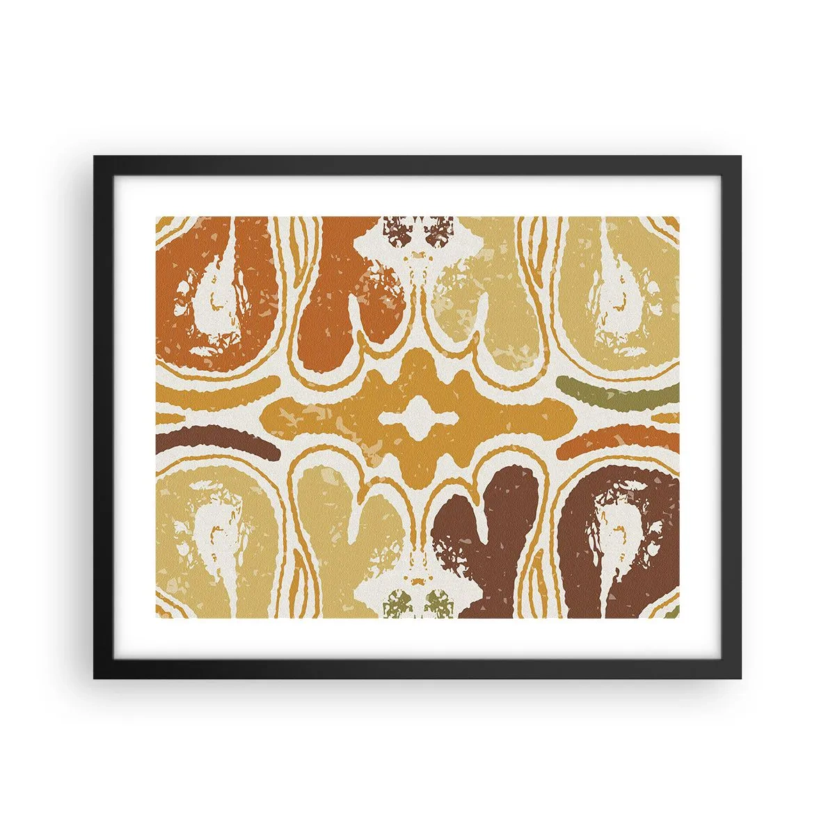 Poster in einem schwarzem Rahmen - Sentimentale Abstraktion - 50x40 cm