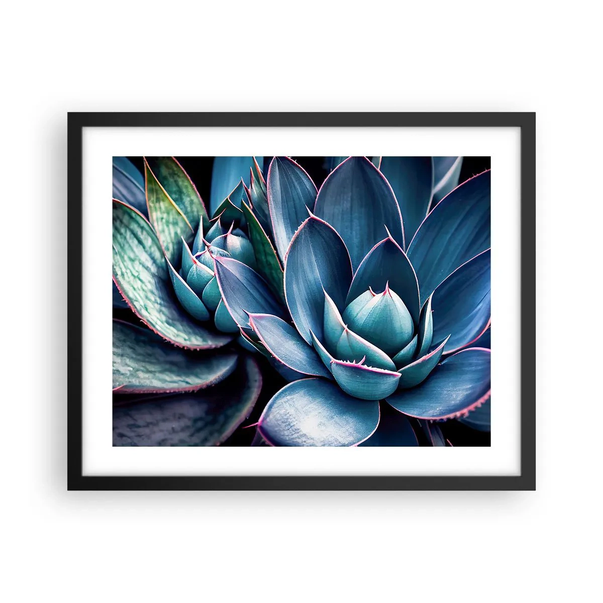 Poster in einem schwarzem Rahmen - Lebenskraft - 50x40 cm