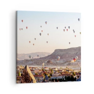 Bild auf Leinwand - Leinwandbild - Wie Schiffe am Himmel - 50x50 cm