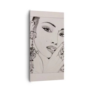 Bild auf Leinwand - Leinwandbild - Das schönste Juwel - 65x120 cm