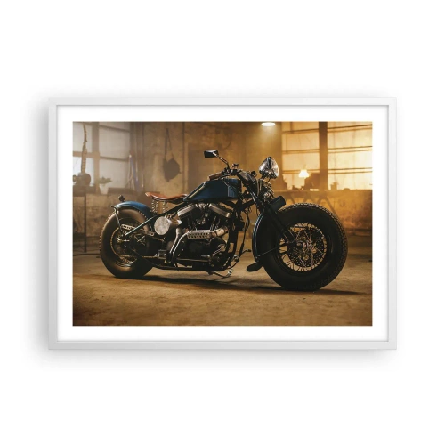 Poster in einem weißen Rahmen - Ich kann alles - 70x50 cm