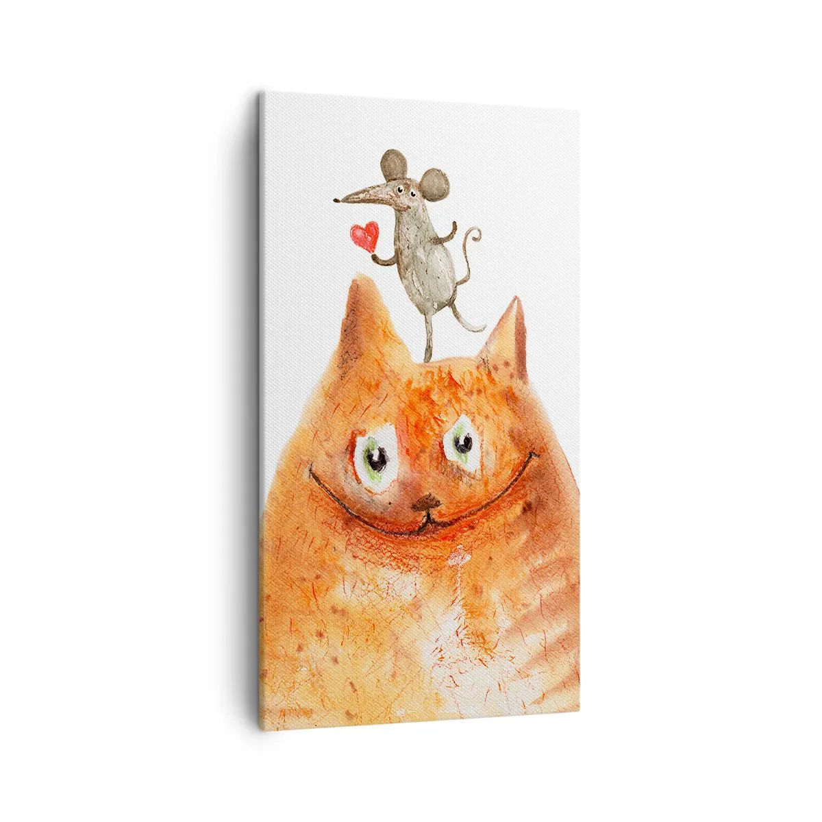 Bild auf Leinwand - Leinwandbild - Paradoxien der Liebe - 45x80 cm