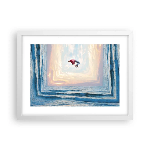 Poster in einem weißen Rahmen - In eine andere Dimension - 40x30 cm