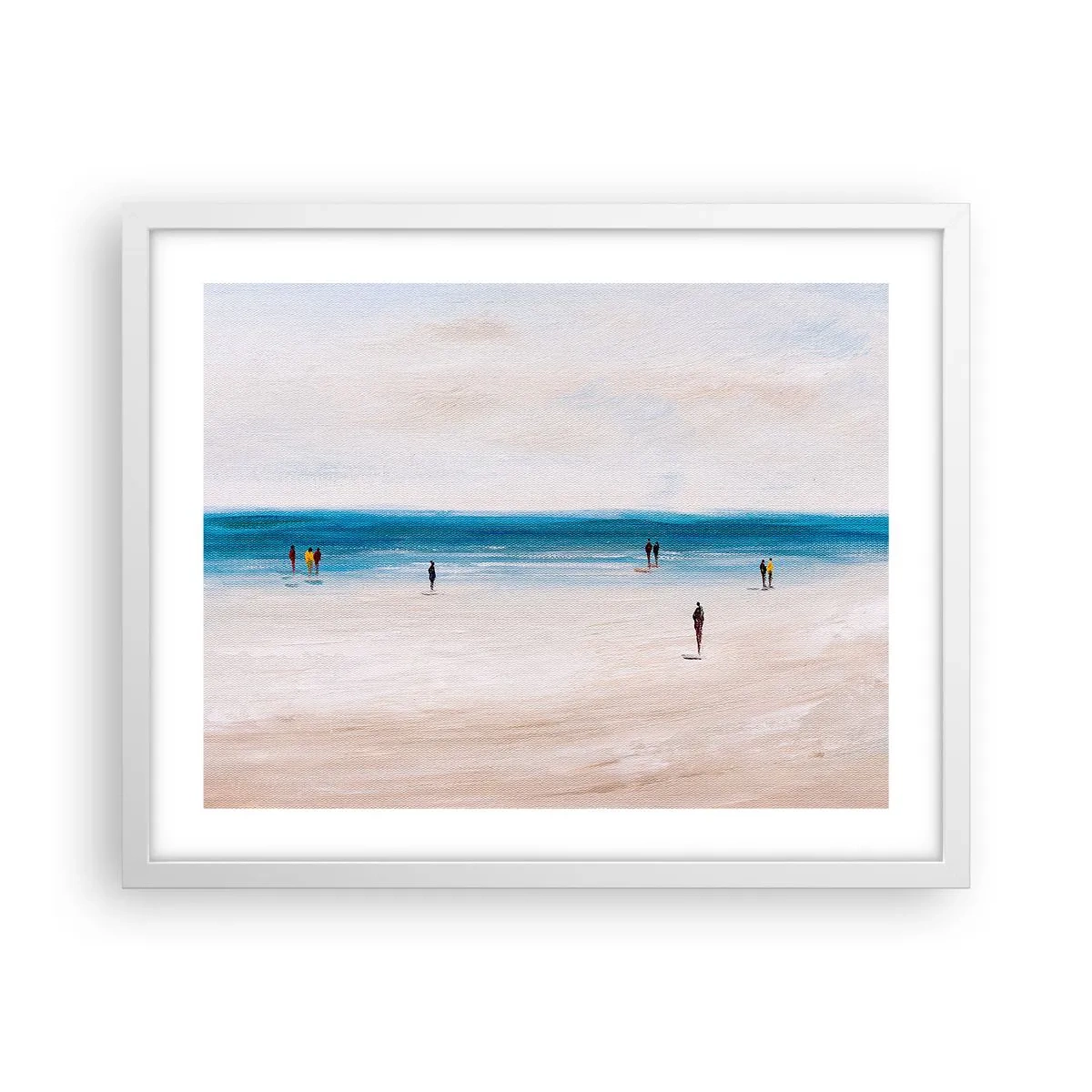 Poster in einem weißen Rahmen - Natürliches Bedürfnis - 50x40 cm