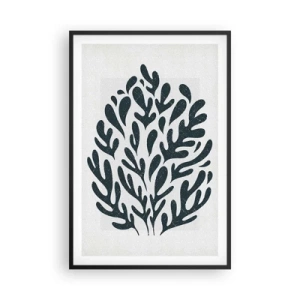 Poster in einem schwarzem Rahmen - Formen der Natur - 61x91 cm