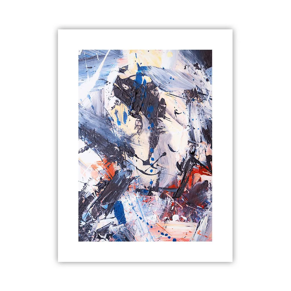 Poster - Verrückter Tanz der Abstraktion - 30x40 cm