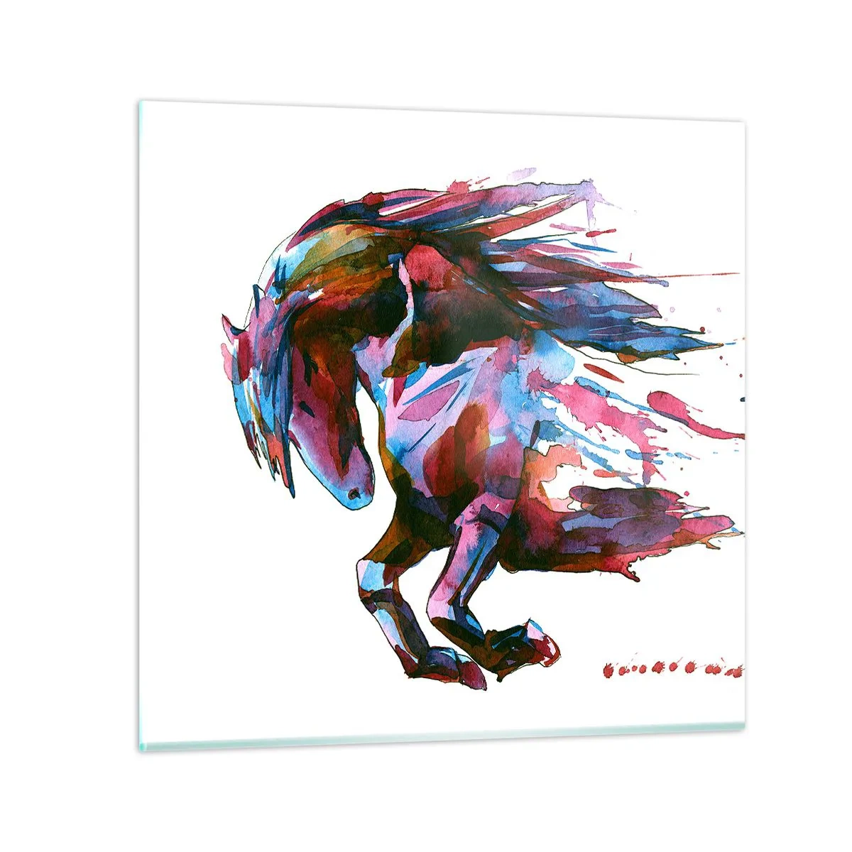 Glasbild - Bild auf glas - In Verzückung - 40x40 cm