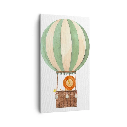 Bild auf Leinwand - Leinwandbild - Leons Reisen - 45x80 cm