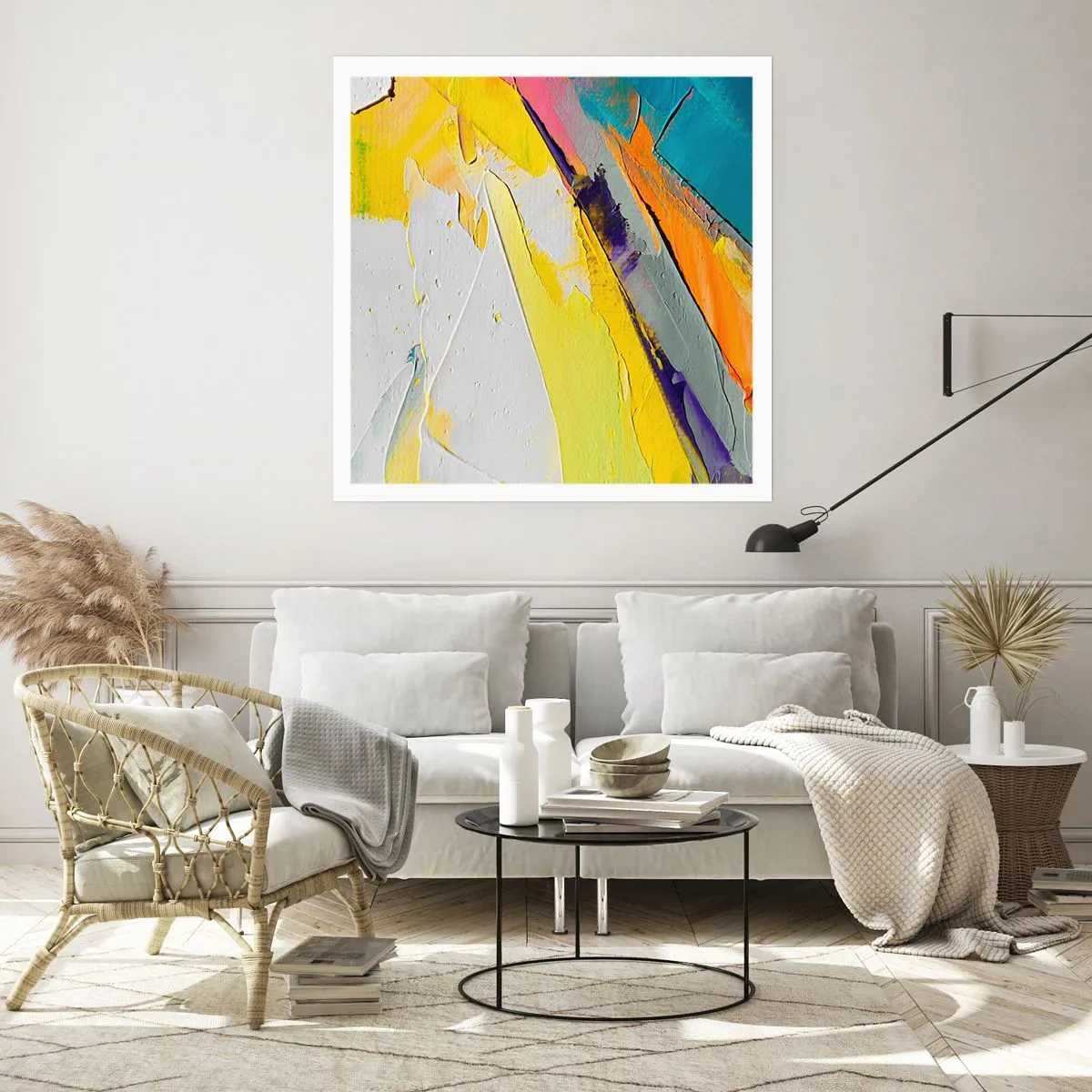 Poster - Die Anatomie des Lichts - 60x60 cm