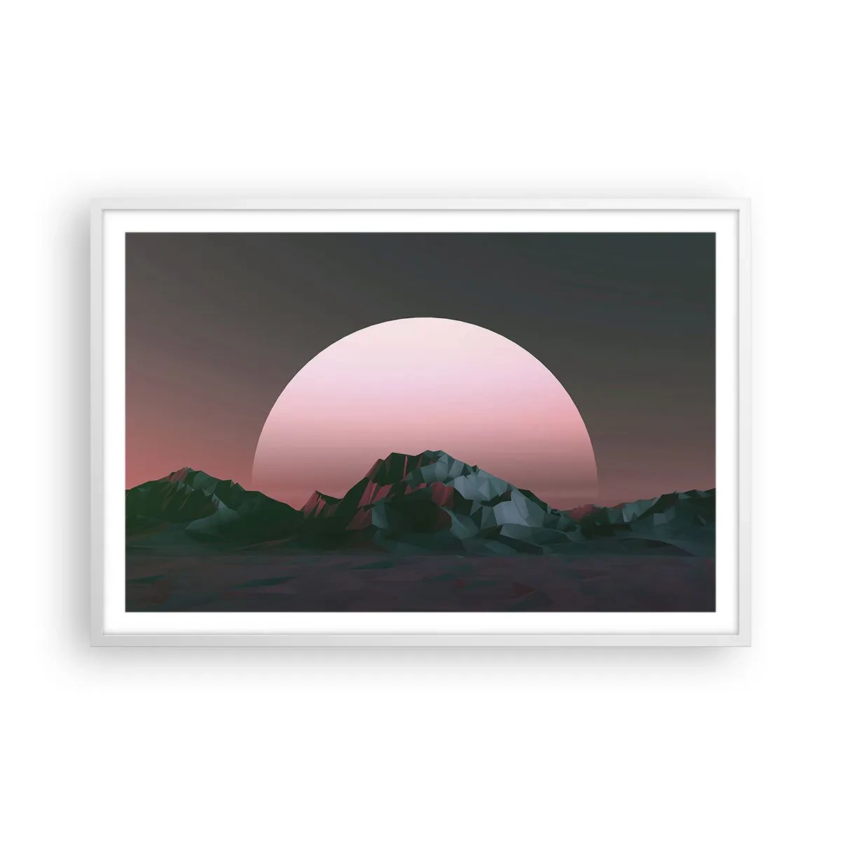 Poster in einem weißen Rahmen - In einer Nachbargalaxie - 91x61 cm