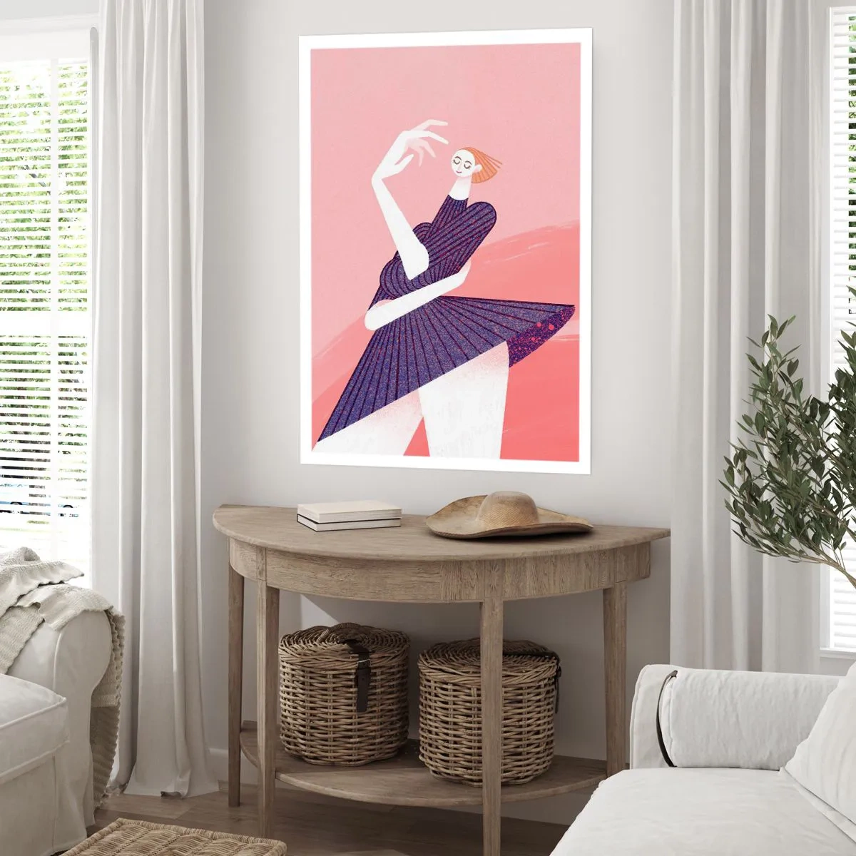 Poster - Jeder Schritt ist ein Tanzgürtel - 61x91 cm