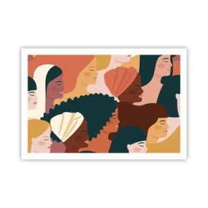 Poster - Nur Weiblichkeit - 91x61 cm