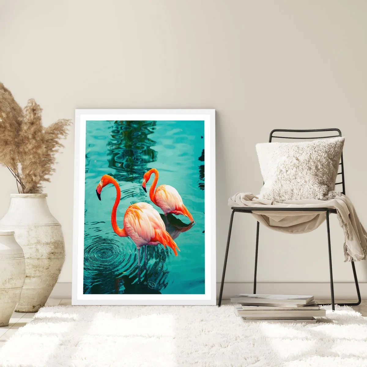 Poster in einem weißen Rahmen - Wir sind jetzt in Mode - 30x40 cm