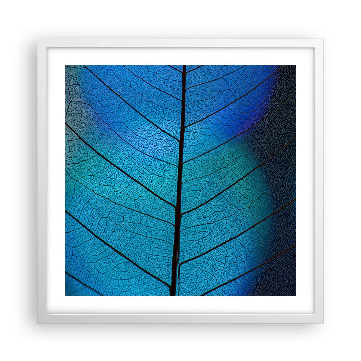 Poster in einem weißen Rahmen - Komplizierte Konstruktion - 50x50 cm