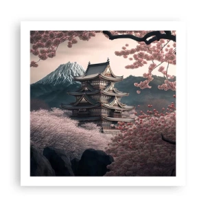 Poster - Land der Kirschblüten - 60x60 cm