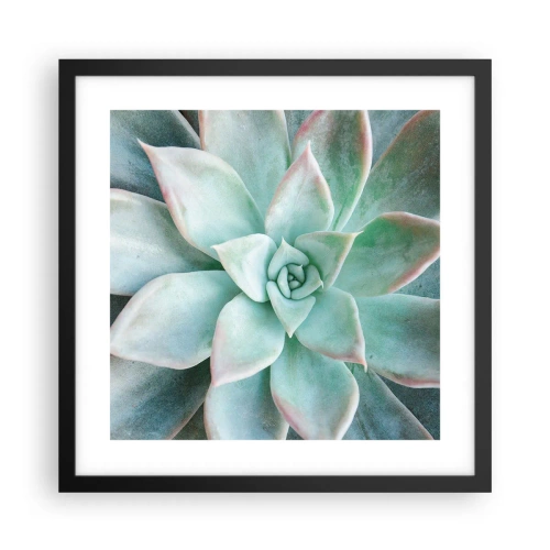 Poster in einem schwarzem Rahmen - Das Herz der Wüste - 40x40 cm