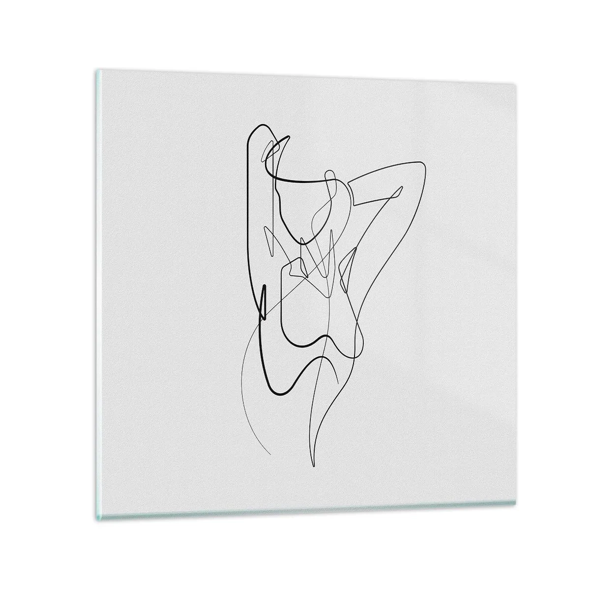 Glasbild - Bild auf glas - So, wie du wirklich bist ... - 70x70 cm