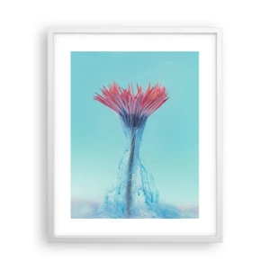 Poster in einem weißen Rahmen - In einer belebenden Umarmung - 40x50 cm