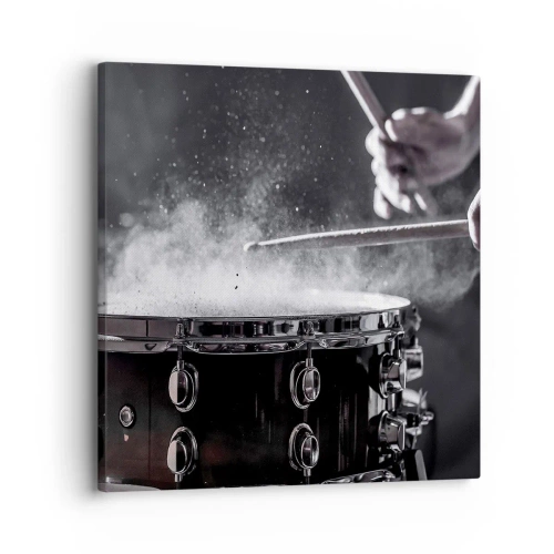 Bild auf Leinwand - Leinwandbild - Der Puls der Musik - 30x30 cm