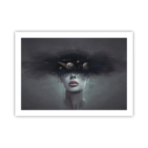 Poster - Und die Planeten spielen verrückt ... - 70x50 cm