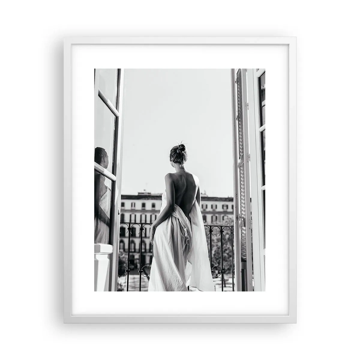 Poster in einem weißen Rahmen - Erweckung der Sinne - 40x50 cm