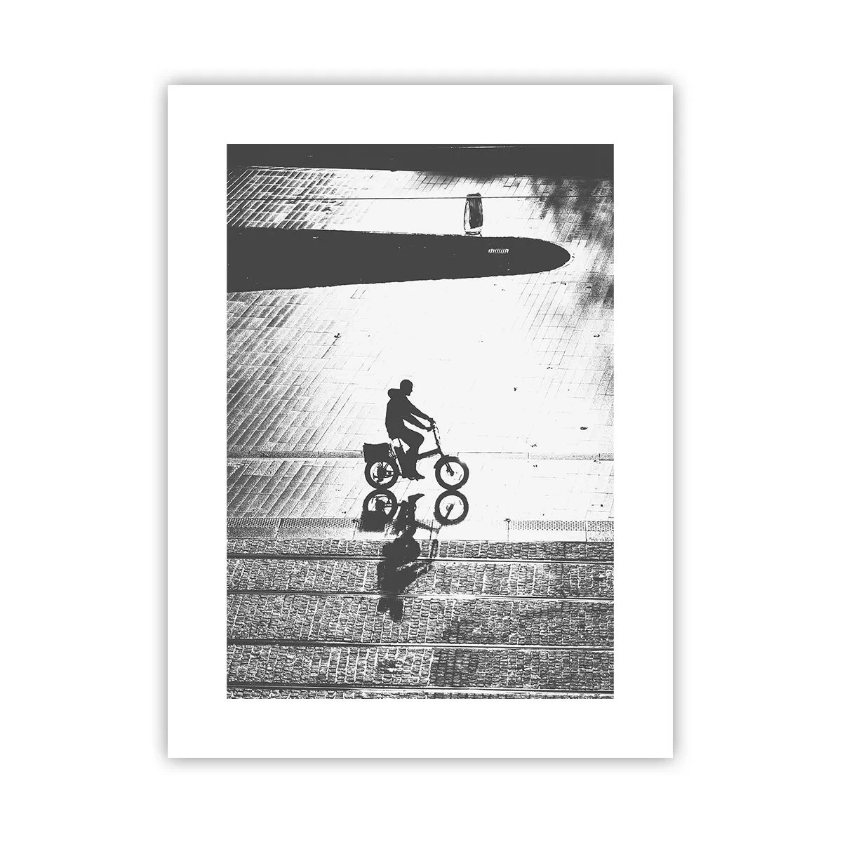 Poster - Vor sich hin durch die Stadt - 30x40 cm