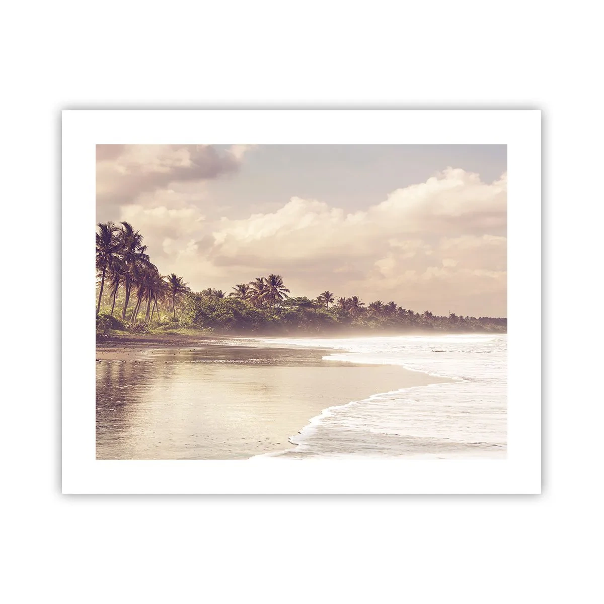 Poster - Die Liebkosung der Wellen - 50x40 cm