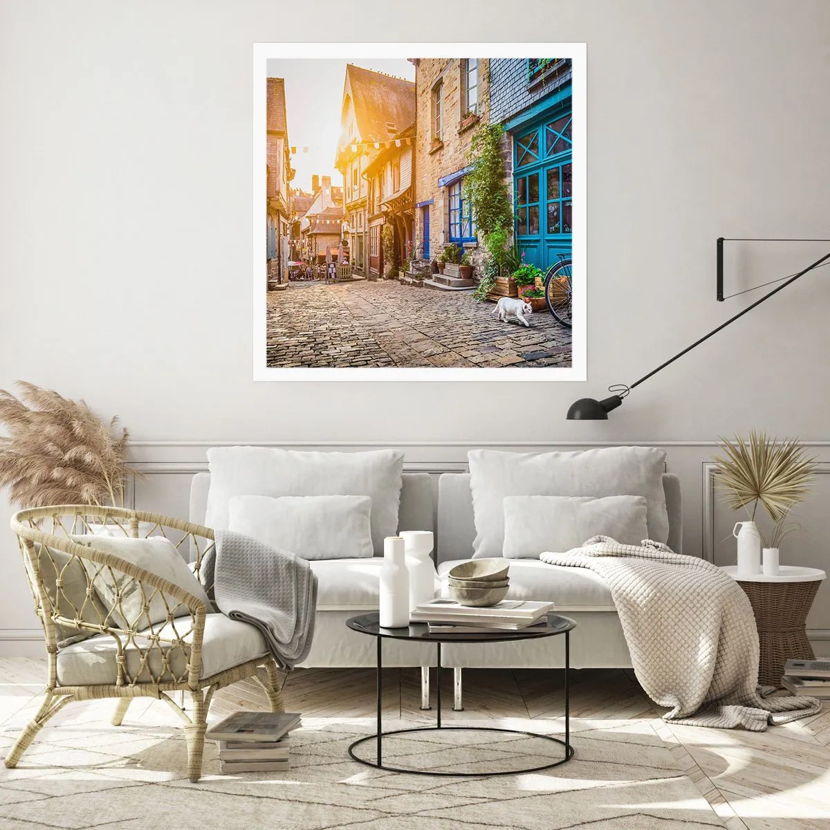 Poster - Der weiße Geist der Stadt - 30x30 cm