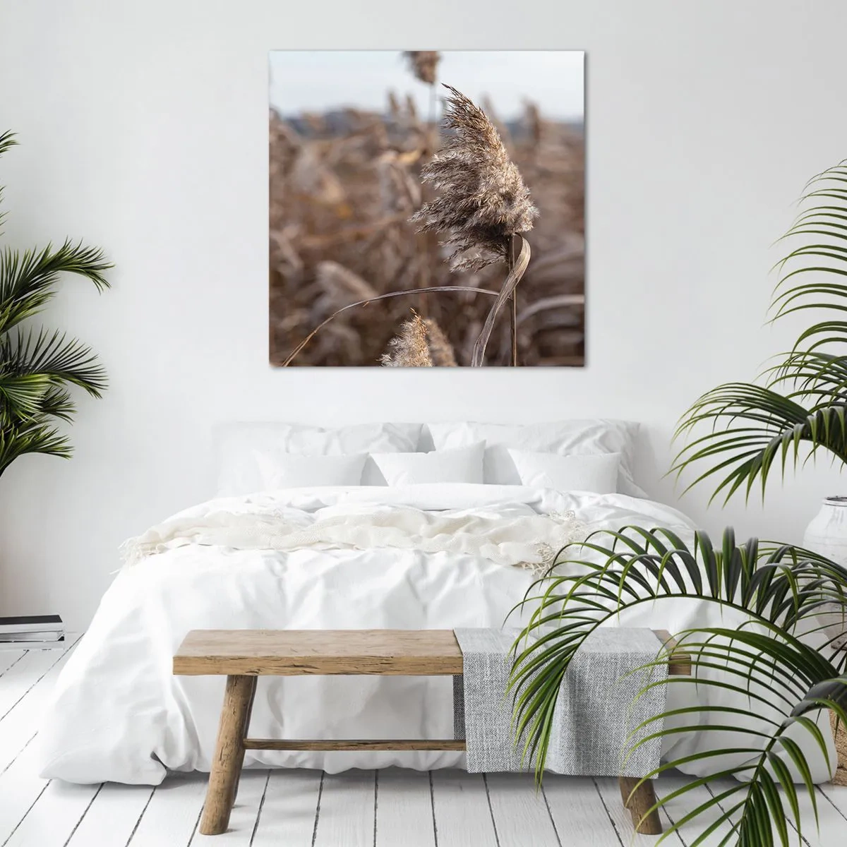 Bild auf Leinwand - Leinwandbild - Zeit, mit dem Wind zu gehen - 30x30 cm