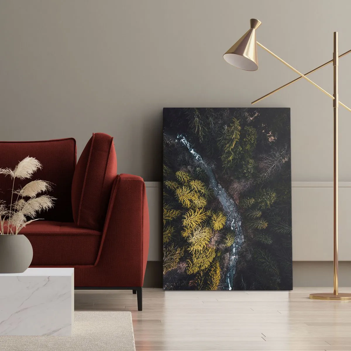 Bild auf Leinwand - Leinwandbild - Schnell und immer schneller - 55x100 cm