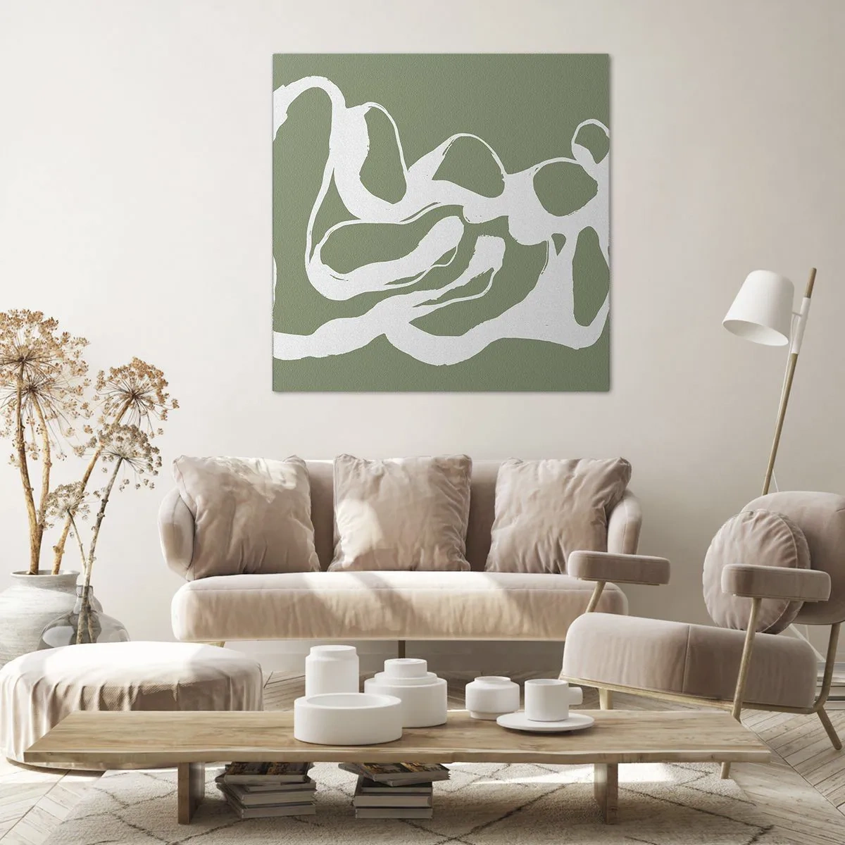 Bild auf Leinwand - Leinwandbild - Ruf des Weltraums - 40x40 cm