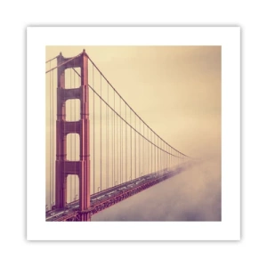 Poster - Zwischen Himmel und Erde - 40x40 cm