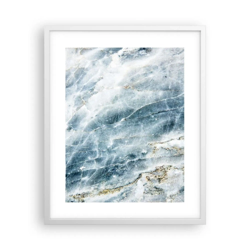 Poster in einem weißen Rahmen - Eiswelt - 40x50 cm