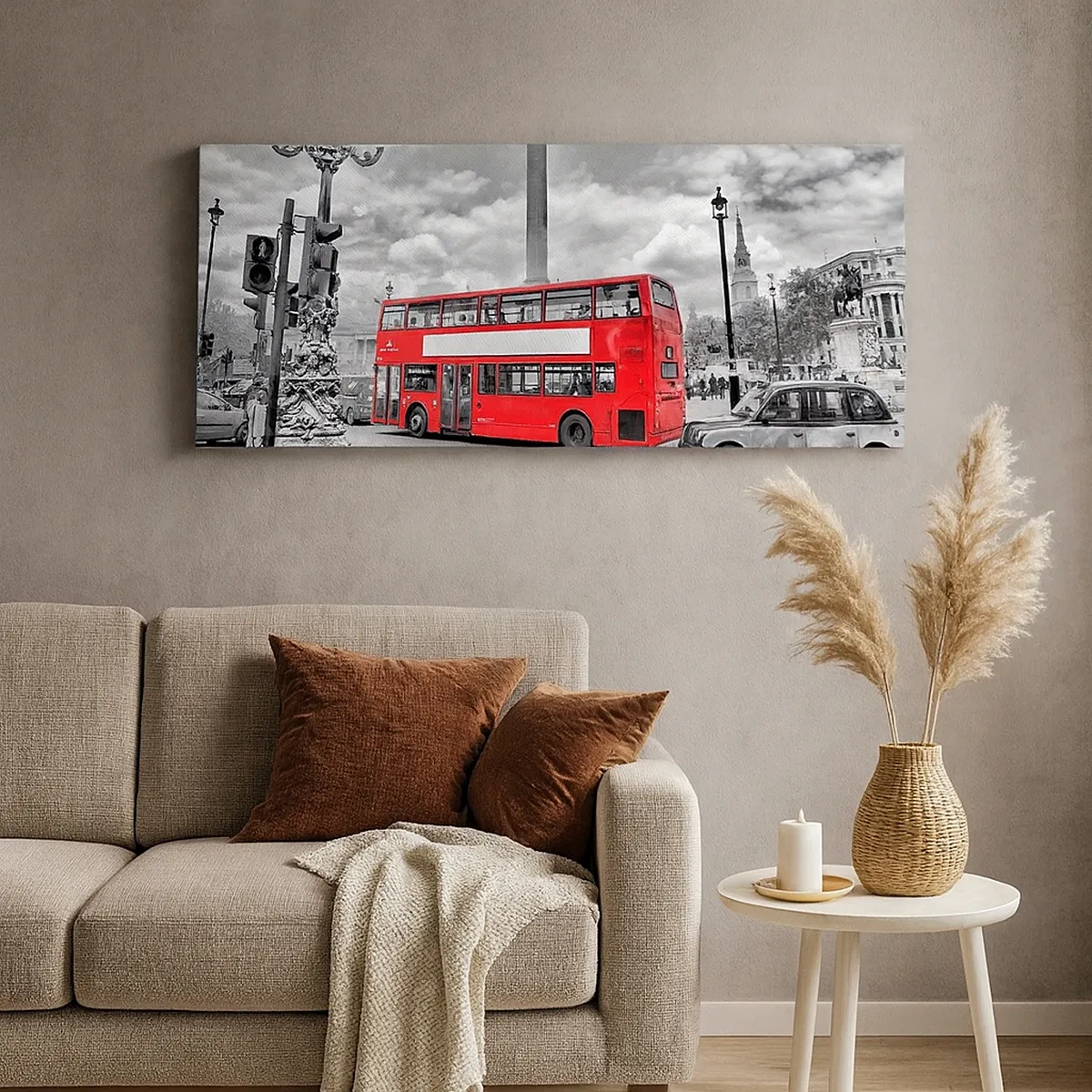 Bild auf Leinwand - Leinwandbild - Der wahre Blutkreislauf der Stadt - 30x30 cm