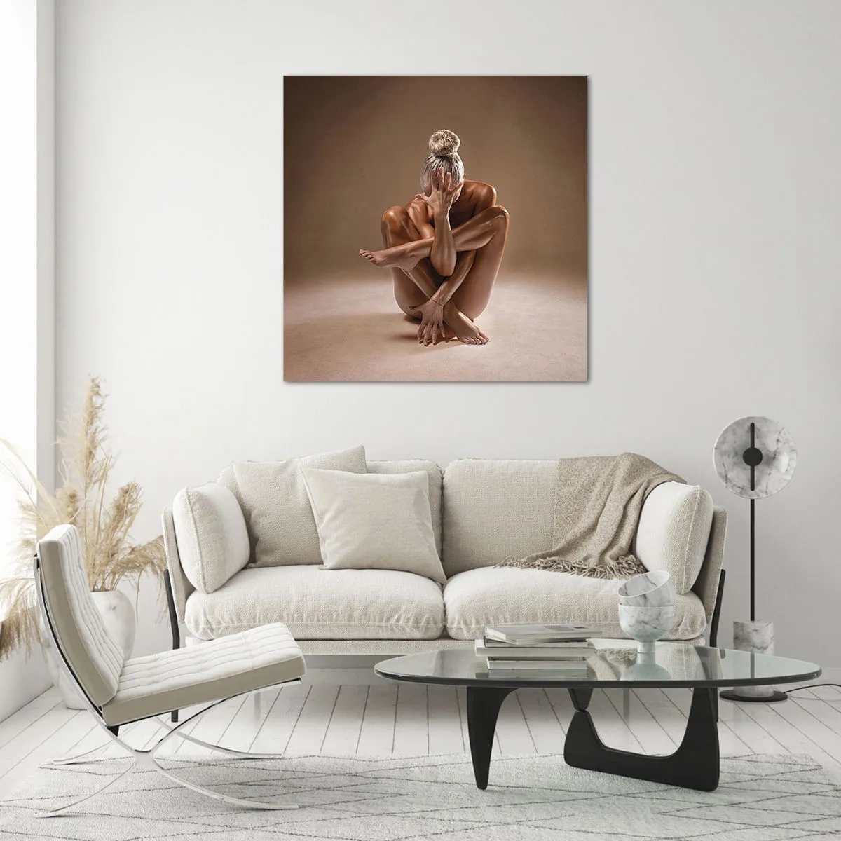 Glasbild - Bild auf glas - Die Einheit von Körper und Geist - 50x50 cm