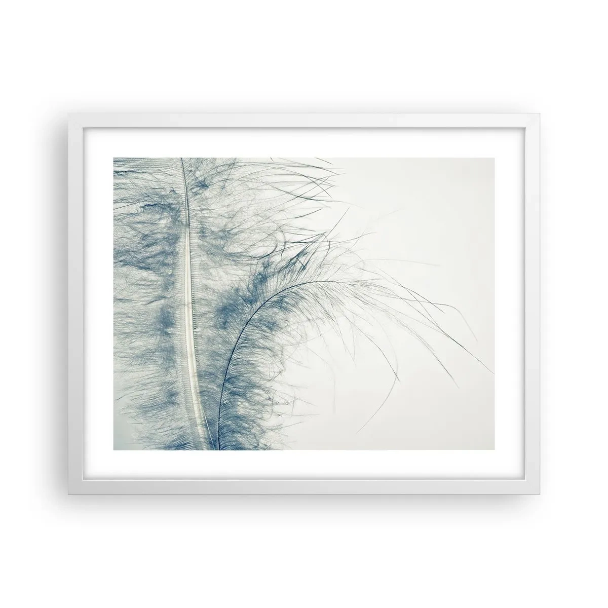 Poster in einem weißen Rahmen - Flüstern der Natur - 50x40 cm