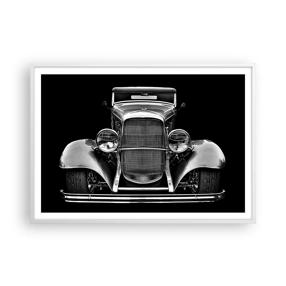 Poster in einem weißen Rahmen - Wahrer Gentleman - 100x70 cm