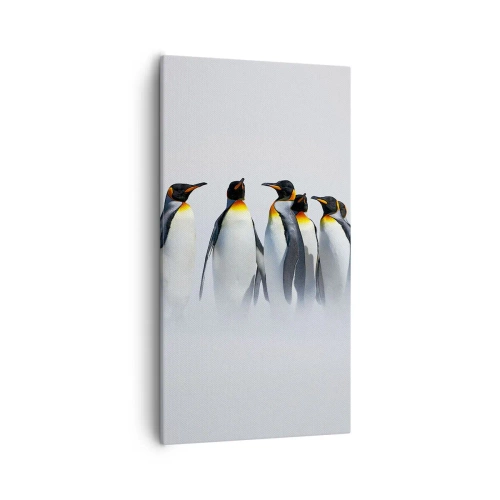 Bild auf Leinwand - Leinwandbild - Treffen in Abendkleidern - 55x100 cm