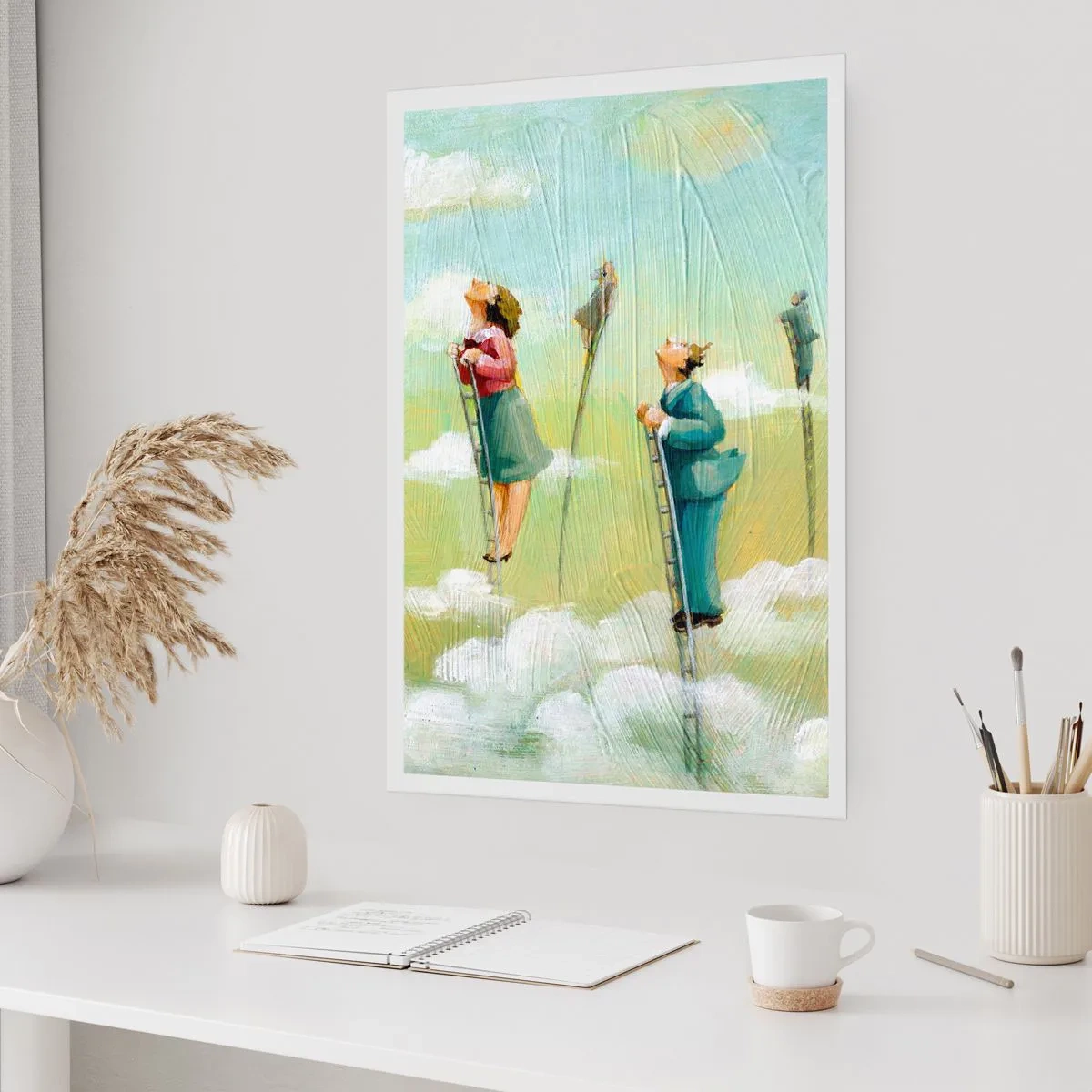 Poster - Hinter deinem Traum - 61x91 cm